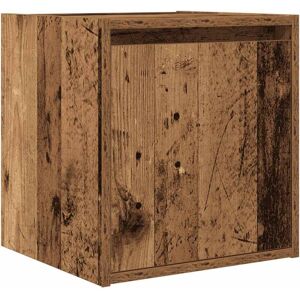 Wall-Mounted Bedside Cabinet Old Wood 38x34x40 cm Vidaxl Wall-Mounted Bedside Cabinet Old Wood 38x34x40 cm Vidaxl