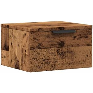 Wall-mounted Bedside Cabinet Old Wood 34x30x20 cm Vidaxl Wall-mounted Bedside Cabinet Old Wood 34x30x20 cm Vidaxl