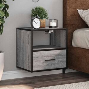 Vidaxl - Wall-mounted Bedside Cabinets 2 pcs Grey Sonoma 40x31x39.5 cm Vidaxl - Wall-mounted Bedside Cabinets 2 pcs Grey Sonoma 40x31x39.5 cm