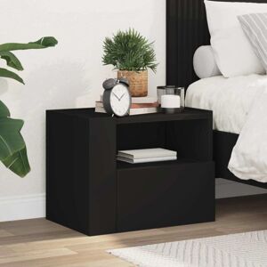 Wall-mounted Bedside Cabinet Black 45x30x35 cm Vidaxl Wall-mounted Bedside Cabinet Black 45x30x35 cm Vidaxl