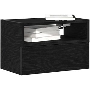 Wall-mounted Bedside Cabinet Black 45x26x28.5 cm Vidaxl Wall-mounted Bedside Cabinet Black 45x26x28.5 cm Vidaxl