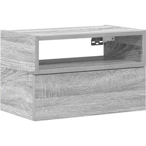 Wall-mounted Bedside Cabinet Grey Sonoma 45x26x28.5 cm Vidaxl Wall-mounted Bedside Cabinet Grey Sonoma 45x26x28.5 cm Vidaxl