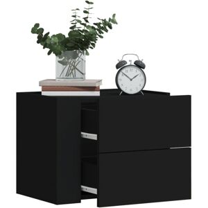 Wall-mounted Bedside Cabinet Black 45x30x35 cm Vidaxl Wall-mounted Bedside Cabinet Black 45x30x35 cm Vidaxl