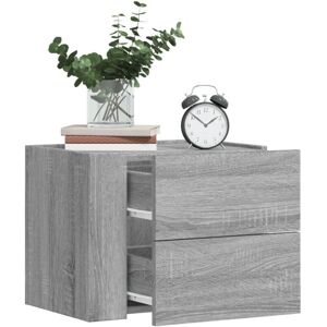 Vidaxl - Wall-mounted Bedside Cabinets 2 pcs Grey Sonoma 45x30x35 cm Vidaxl - Wall-mounted Bedside Cabinets 2 pcs Grey Sonoma 45x30x35 cm