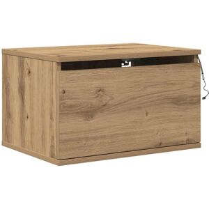 Vidaxl - Wall-mounted Bedside Cabinet with Artisan oak 50 x 36 x 30 cm Vidaxl - Wall-mounted Bedside Cabinet with Artisan oak 50 x 36 x 30 cm