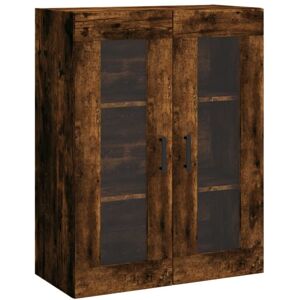 vidaXL Smoked Oak Wall Mounted Cabinet - Storage Furniture vidaXL Smoked Oak Wall Mounted Cabinet - Storage Furniture