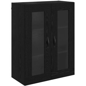 Wall Mounted Cabinet Black Oak 69.5 x 34 x 90 cm vidaXL Wall Mounted Cabinet Black Oak 69.5 x 34 x 90 cm vidaXL