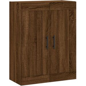 Wall Mounted Cabinet Brown Oak 69.5x34x90 cm Engineered Wood Vidaxl Wall Mounted Cabinet Brown Oak 69.5x34x90 cm Engineered Wood Vidaxl