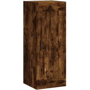 vidaXL Wall Mounted Cabinet Smoked Oak 34.5x34x90 cm Engineered Wood - Wall Mounted Cabinet vidaXL Wall Mounted Cabinet Smoked Oak 34.5x34x90 cm Engineered Wood - Wall Mounted Cabinet