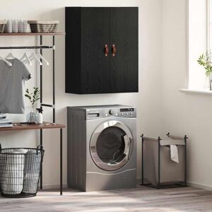 Wall Mounted Cabinet Black 69.5 x 34 x 90 cm Engineered wood Vidaxl Wall Mounted Cabinet Black 69.5 x 34 x 90 cm Engineered wood Vidaxl