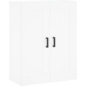 VidaXL Wall Mounted Cabinet - 69.5x34x90 Cm, Engineered Wood & Iron Storage VidaXL Wall Mounted Cabinet - 69.5x34x90 Cm, Engineered Wood & Iron Storage