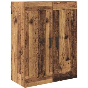 Wall Mounted Cabinet Old Wood 69.5 x 34 x 90 cm Engineered Wood vidaXL Wall Mounted Cabinet Old Wood 69.5 x 34 x 90 cm Engineered Wood vidaXL