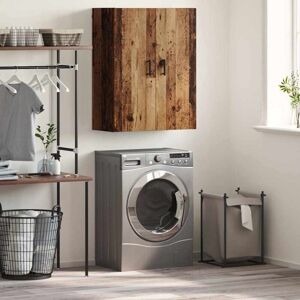 Wall Mounted Cabinet Old wood 69.5 x 34 x 90 cm Engineered wood Vidaxl Wall Mounted Cabinet Old wood 69.5 x 34 x 90 cm Engineered wood Vidaxl