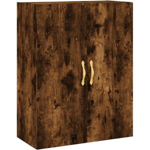 Wall Mounted Cabinet Smoked Oak 69.5x34x90 cm Vidaxl Wall Mounted Cabinet Smoked Oak 69.5x34x90 cm Vidaxl