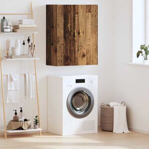 Wall Mounted Cabinet Old wood 69.5 x 34 x 90 cm Engineered wood Vidaxl Wall Mounted Cabinet Old wood 69.5 x 34 x 90 cm Engineered wood Vidaxl