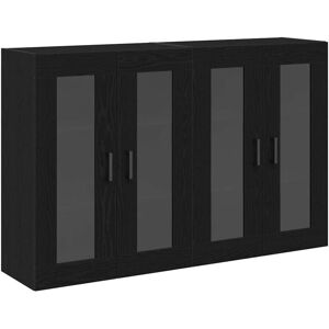 Vidaxl - Wall Mounted Cabinet 2 pcs Black oak 69.5 x 34 x 90 cm Vidaxl - Wall Mounted Cabinet 2 pcs Black oak 69.5 x 34 x 90 cm