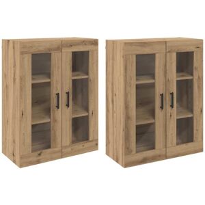 Vidaxl - Wall Mounted Cabinets 2 pcs Artisan oak 69.5 x 34 x 90 cm Vidaxl - Wall Mounted Cabinets 2 pcs Artisan oak 69.5 x 34 x 90 cm