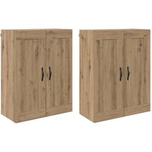 Wall-mounted Cabinets 2 pcs Artisan Oak 69.5 x 34 x 90 cm vidaXL Wall-mounted Cabinets 2 pcs Artisan Oak 69.5 x 34 x 90 cm vidaXL