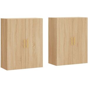 vidaXL Model 3195614 Sonoma Oak Wall Cabinet - Wall Mounted Storage vidaXL Model 3195614 Sonoma Oak Wall Cabinet - Wall Mounted Storage