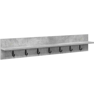 vidaXL Wall-mounted clothes rack concrete grey - Wall-mounted clothes rack vidaXL Wall-mounted clothes rack concrete grey - Wall-mounted clothes rack