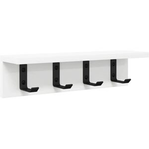 vidaXL Wall Mounted Clothes Rack White - Clothes Rack vidaXL Wall Mounted Clothes Rack White - Clothes Rack