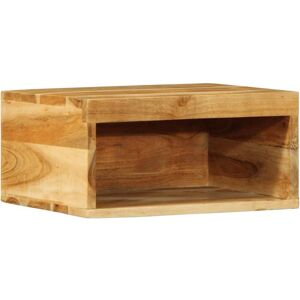 vidaXL Wall-mounted TV Cabinet - Solid Wood Acacia - 40x30x19 cm vidaXL Wall-mounted TV Cabinet - Solid Wood Acacia - 40x30x19 cm
