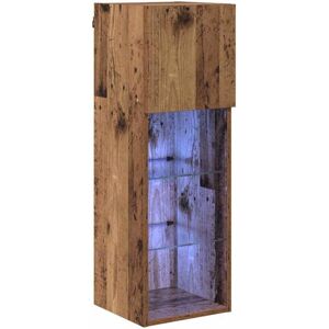 Wall-mounted TV Cabinet Wall-mounted Old Wood 30.5 x 30 x 90 cm vidaXL Wall-mounted TV Cabinet Wall-mounted Old Wood 30.5 x 30 x 90 cm vidaXL