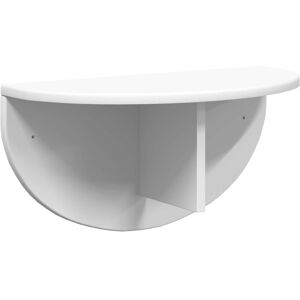 Wall Shelf Wall-mounted White 48 x 24 x 24 cm Engineered Wood vidaXL Wall Shelf Wall-mounted White 48 x 24 x 24 cm Engineered Wood vidaXL