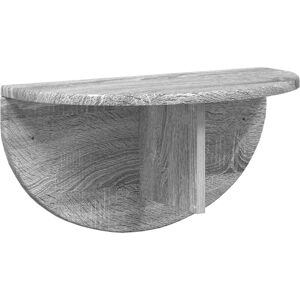 Wall Shelf Grey Sonoma 48 x 24 x 24 cm Engineered Wood vidaXL Wall Shelf Grey Sonoma 48 x 24 x 24 cm Engineered Wood vidaXL