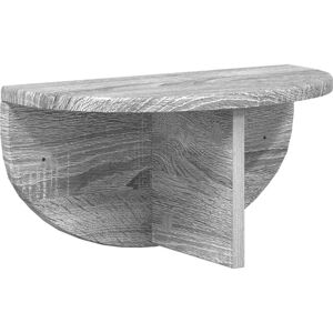 Wall Shelf Grey Sonoma 38 x 19 x 19 cm Engineered Wood vidaXL Wall Shelf Grey Sonoma 38 x 19 x 19 cm Engineered Wood vidaXL