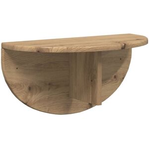 Wall Shelf Artisan Oak 48 x 24 x 24 cm Engineered Wood vidaXL Wall Shelf Artisan Oak 48 x 24 x 24 cm Engineered Wood vidaXL
