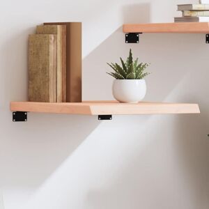 Wall Shelf 40x50x(2-4) cm Untreated Solid Wood Oak vidaXL Wall Shelf 40x50x(2-4) cm Untreated Solid Wood Oak vidaXL