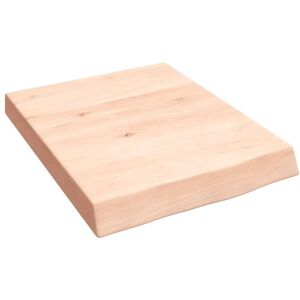 Wall Shelf 40x50x(2-6) cm Untreated Solid Wood Oak Vidaxl Wall Shelf 40x50x(2-6) cm Untreated Solid Wood Oak Vidaxl