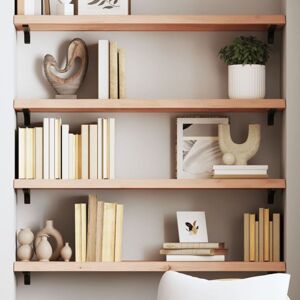 Wall Shelf 100x30x(2-4) cm Untreated Solid Wood Oak Vidaxl Wall Shelf 100x30x(2-4) cm Untreated Solid Wood Oak Vidaxl
