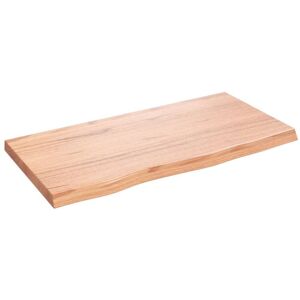 Wall Shelf Light Brown 80x40x(2-4) cm Treated Solid Wood Oak Vidaxl Wall Shelf Light Brown 80x40x(2-4) cm Treated Solid Wood Oak Vidaxl