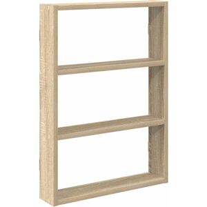 Wall Shelf Sonoma Oak 43x9x60 cm Engineered Wood vidaXL Wall Shelf Sonoma Oak 43x9x60 cm Engineered Wood vidaXL