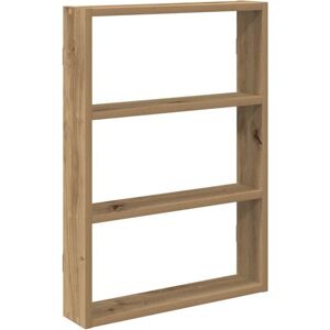 Wall Shelf Artisan Oak 43x9x60 cm Engineered Wood vidaXL Wall Shelf Artisan Oak 43x9x60 cm Engineered Wood vidaXL