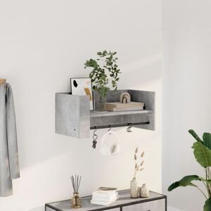 Wall Shelf Concrete Grey 70.5x35x30.5 cm Engineered Wood Vidaxl Wall Shelf Concrete Grey 70.5x35x30.5 cm Engineered Wood Vidaxl