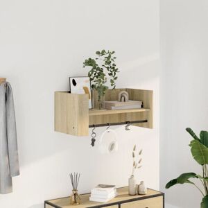 Wall Shelf Sonoma Oak 70.5x35x30.5 cm Engineered Wood Vidaxl Wall Shelf Sonoma Oak 70.5x35x30.5 cm Engineered Wood Vidaxl