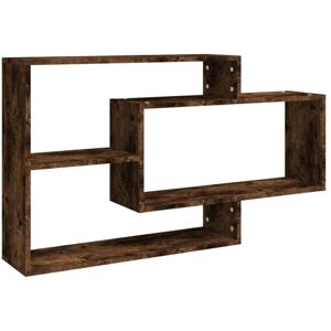 Wall Shelf Smoked Oak 104x20x58.5 cm Engineered Wood Vidaxl Wall Shelf Smoked Oak 104x20x58.5 cm Engineered Wood Vidaxl