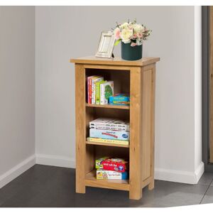 Hallowood Furniture - Waverly Oak Small Bookcase in Light Oak, 3 Shelf Storage Bookshelf, Solid Wooden Storage Unit, Low Book Shelf, Shelving Unit Hallowood Furniture - Waverly Oak Small Bookcase in Light Oak, 3 Shelf Storage Bookshelf, Solid Wooden Storage Unit, Low Book Shelf, Shelving Unit