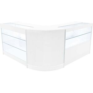 MONSTER SHOP Hera LED Shop Counter Set K1200, C1200 & CM60 - White MONSTER SHOP Hera LED Shop Counter Set K1200, C1200 & CM60 - White