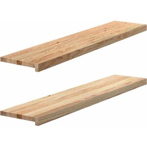 Vidaxl - Window Sills 2 pcs Untreated 120x30x2 cm Solid Wood Oak Vidaxl - Window Sills 2 pcs Untreated 120x30x2 cm Solid Wood Oak