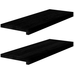 Vidaxl - Window Sills 2 pcs Dark Brown 70x30x2 cm Solid Wood Oak Vidaxl - Window Sills 2 pcs Dark Brown 70x30x2 cm Solid Wood Oak