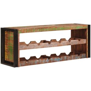 Wine Rack Brown 120 x 45 x 33 cm Solid Reclaimed Wood vidaXL Wine Rack Brown 120 x 45 x 33 cm Solid Reclaimed Wood vidaXL