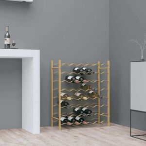 Wine Rack for 48 Bottles Gold Metal Vidaxl Wine Rack for 48 Bottles Gold Metal Vidaxl