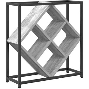 Wine Rack Grey 51 x 18 x 52.5 cm Engineered wood Vidaxl Wine Rack Grey 51 x 18 x 52.5 cm Engineered wood Vidaxl