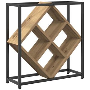 Vidaxl - Wine Rack Artisan oak 51 x 18 x 52.5 cm Engineered wood Vidaxl - Wine Rack Artisan oak 51 x 18 x 52.5 cm Engineered wood