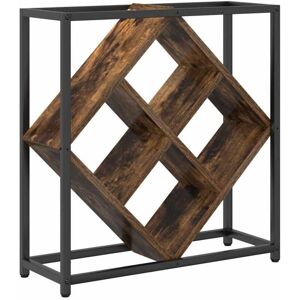Wine Rack Smoked oak 51 x 18 x 52.5 cm Engineered wood Vidaxl Wine Rack Smoked oak 51 x 18 x 52.5 cm Engineered wood Vidaxl