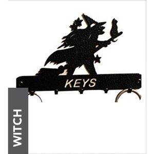 Witch Key Holder - Rack - Solid Steel - W15 x H9 cm - Black Witch Key Holder - Rack - Solid Steel - W15 x H9 cm - Black